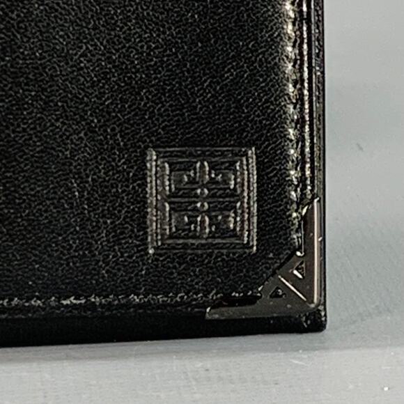 GIVENCHY Black Leather Checkbook Wallet - Picture 2 of 4
